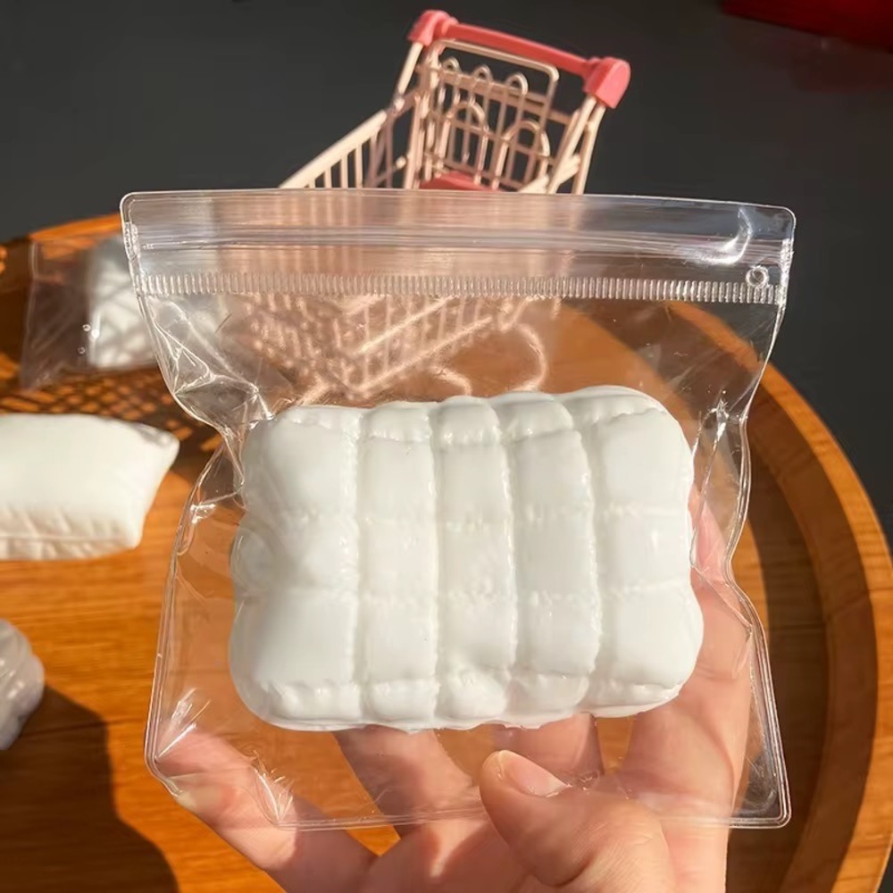 ONE White Squishy Fidget Toy Desk Toy